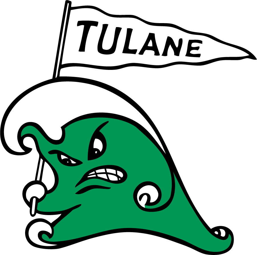 Tulane Green Wave 1964-1986 Primary Logo iron on transfers for T-shirts